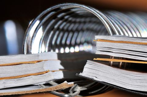 Spiral binding plus 100 page printout bundle